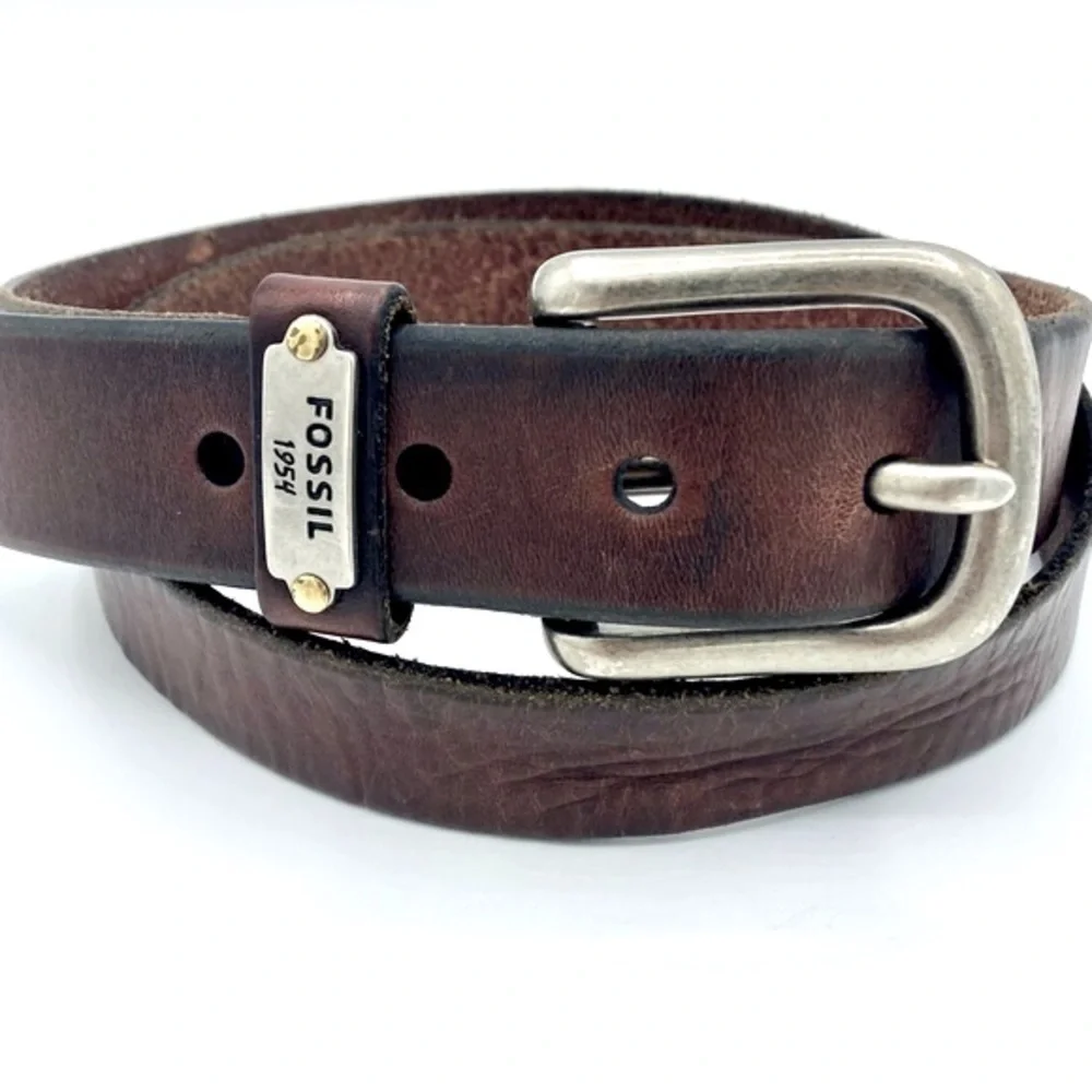 Fossil Mens Leather Belt‎ Medium